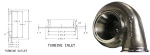 G42 1200 Turbine Housing Inconel Vband