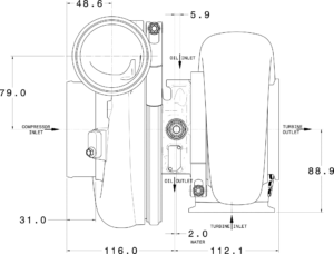 compact G4291 flange diagram