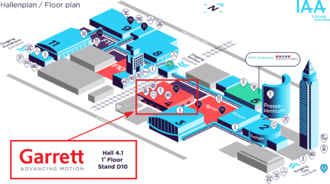 2019_IAA Garrett Motion on map IAA 2019