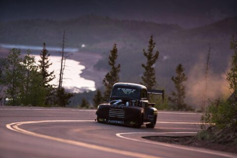 Old Smokey F1 Pikes Peak Left Turn Lake View