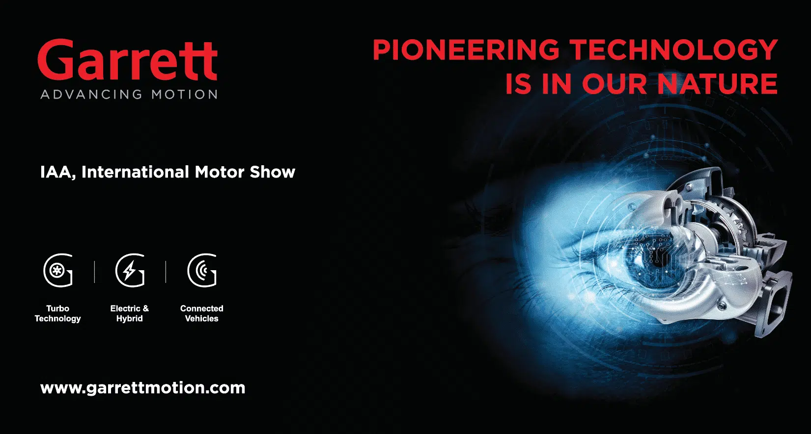 Garrett at IAA 2019 E Turbo launch