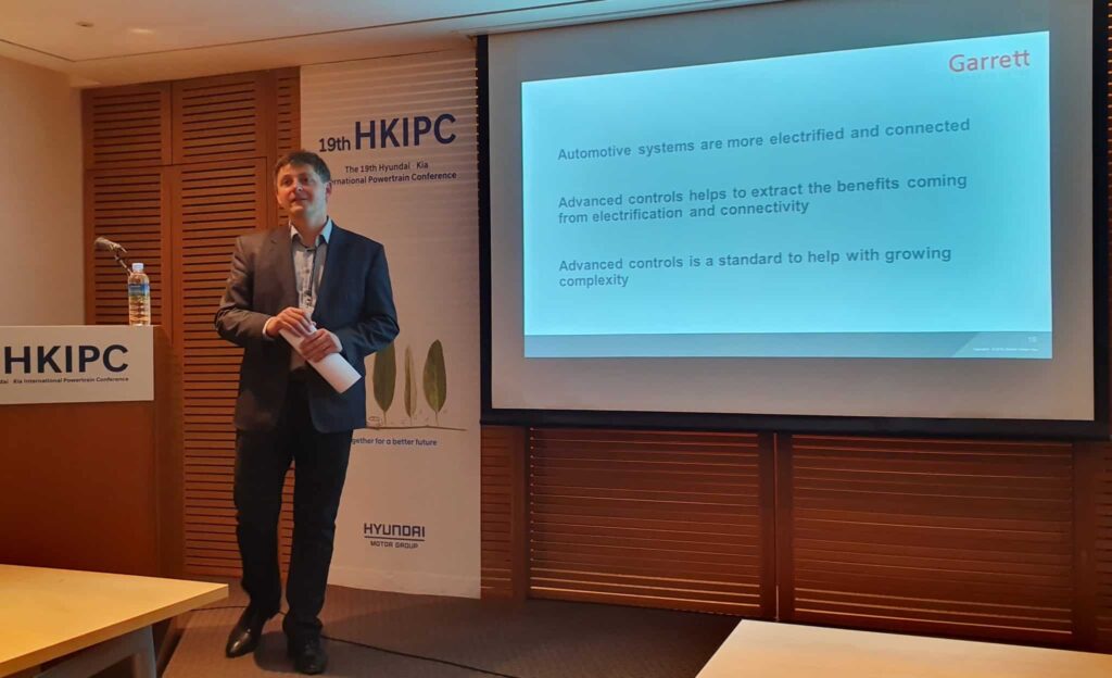 Garrett Motion Connected Vehicle team provide keynote at Control and Calibration session at 19th HKIPC