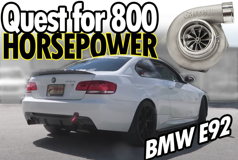 Building An 800 Horsepower Bmw N54 335i Garrett Motion
