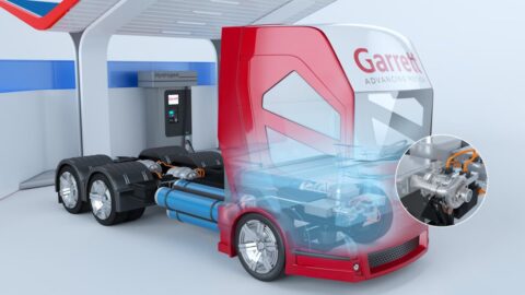 Fuel cell truck from garrett motion