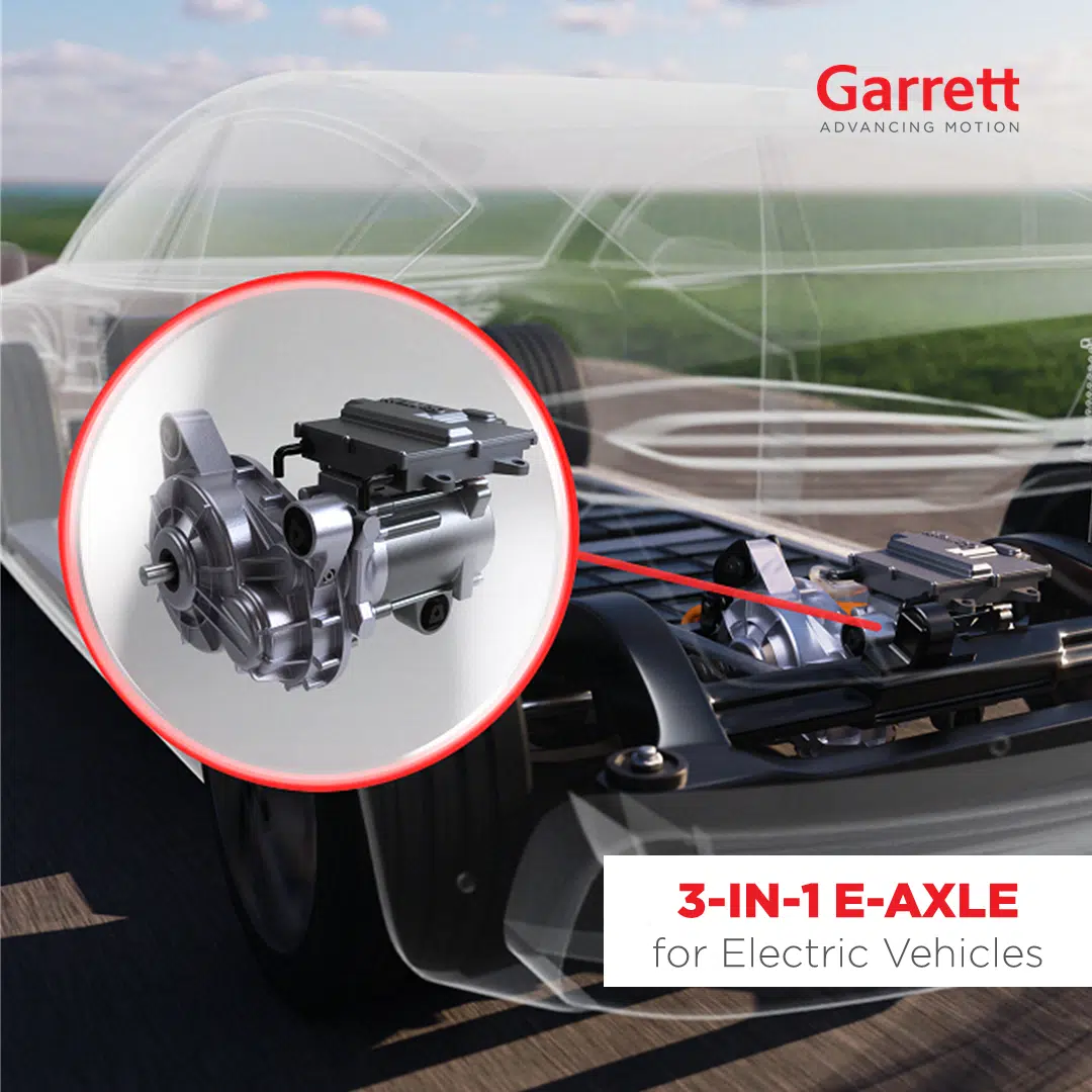 Garrett's high-speed 3-in-1 E-Axle