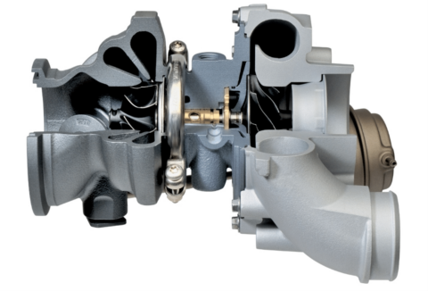 Garrett twin-scroll turbocharger