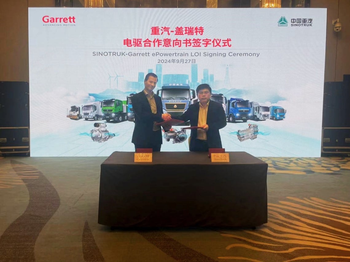 Garrett in China at SinoTruk