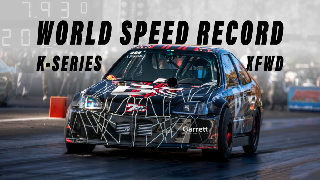 XFWD Honda Civic Drag Car with G-XRace Turbo