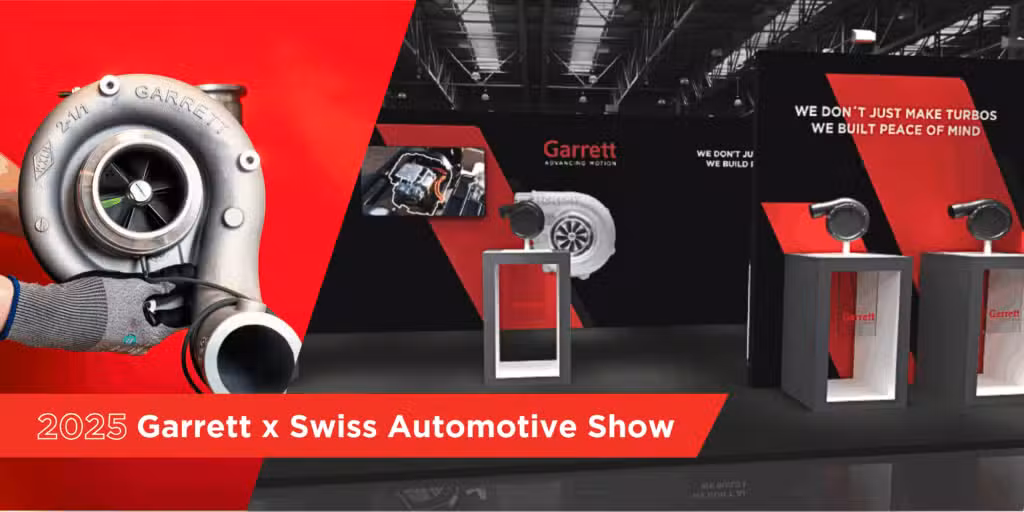 Garrett Booth at Swiss Automotive Show 2025
