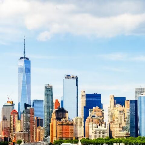 New York buildings skyline