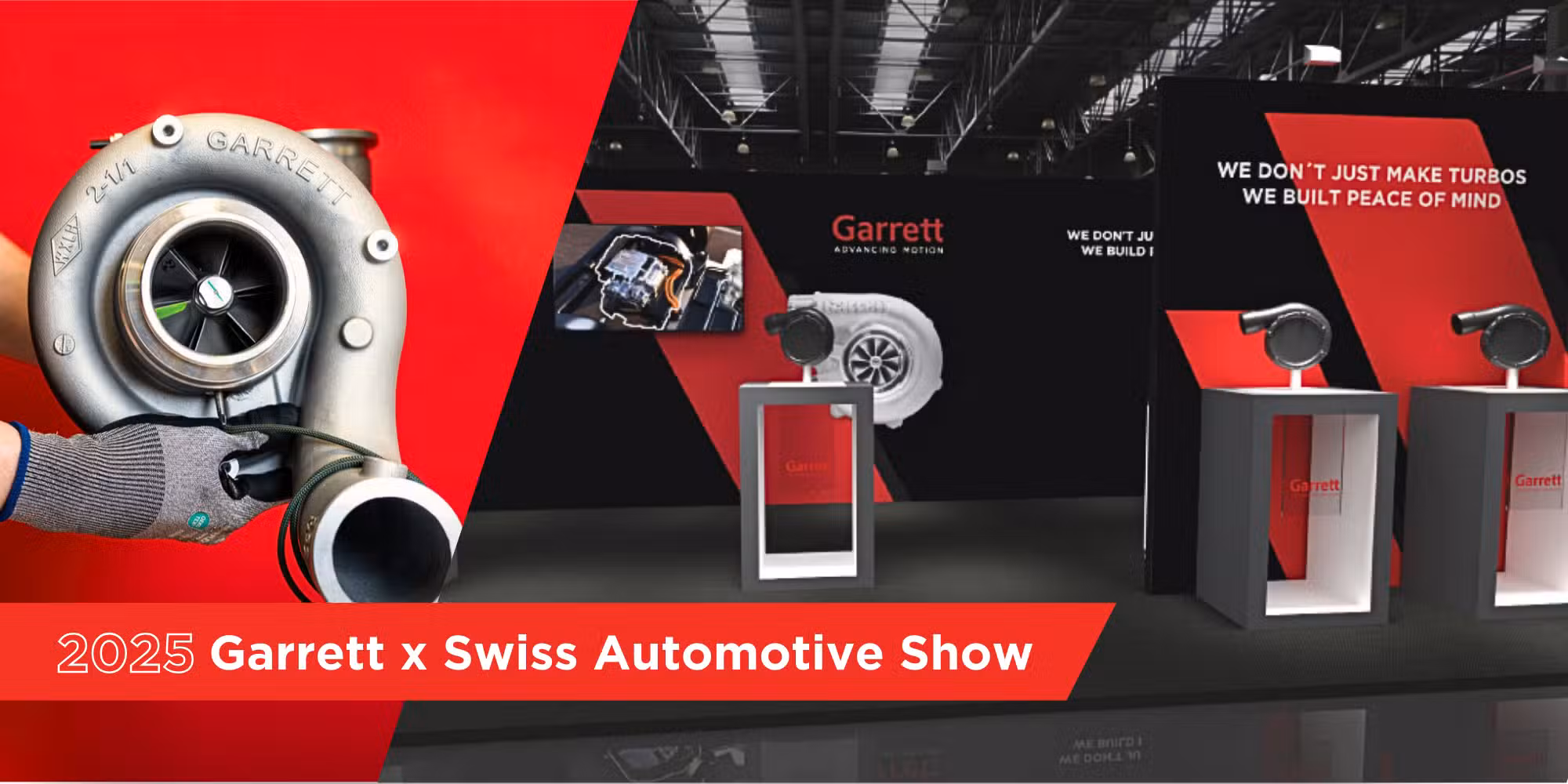 Garrett at Swiss Automotive Show 2025