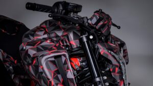 Honda-Motorcycle Close-up