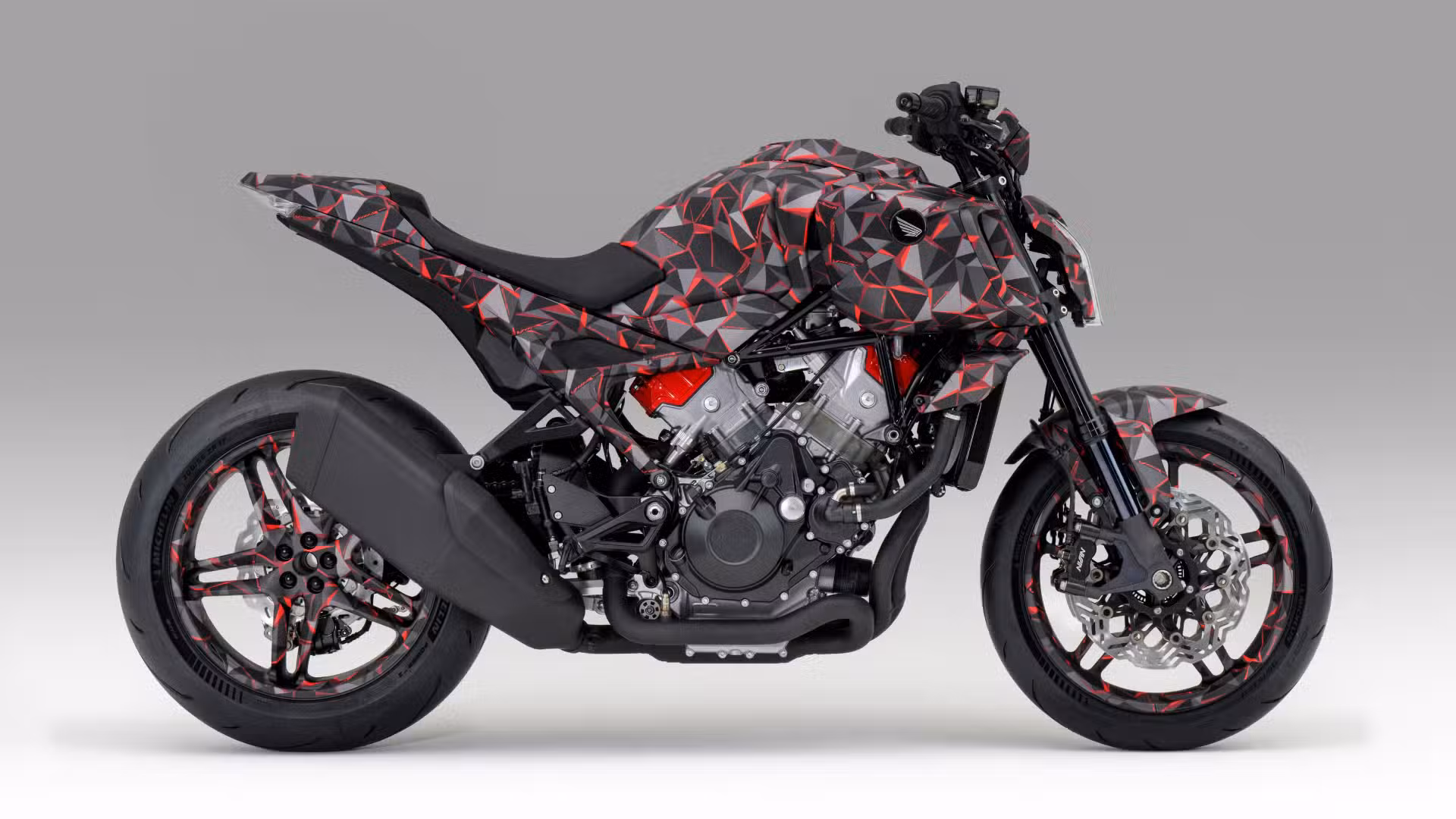 Full Honda Motorcycle with Garrett E-Compressor