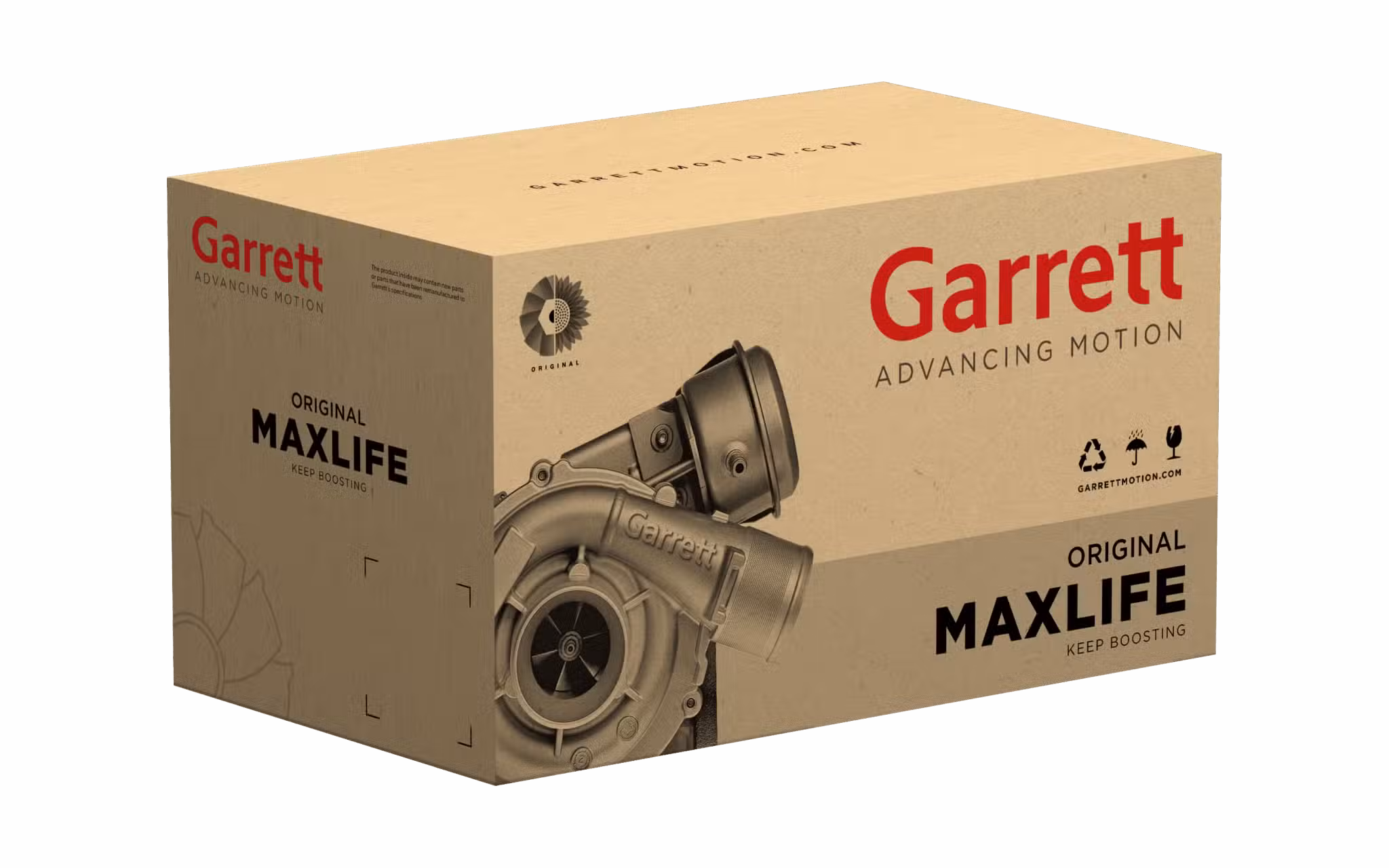 Garrett Original MAXLIFE Turbocharger product box