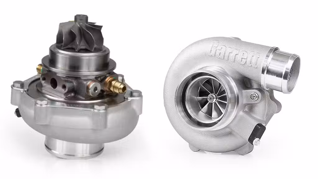 Garrett G-Series II G25 turbocharger compressor and turbine