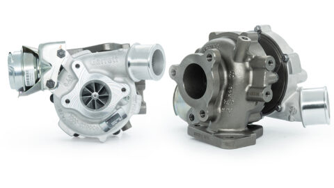 Garrett PowerMax direct-fit turbocharger upgrade for Mitsubishi 2.4L 4N15 diesel Triton MQ and Pajero Sport