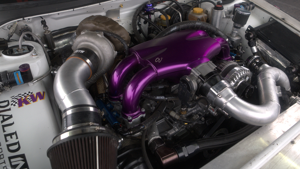 Garrett G35-1050 turbocharger installation in Dewey DeWitt's Subaru