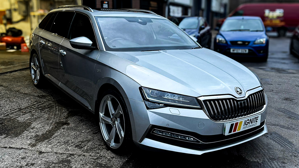 Skoda Superb performance build with Garrett PowerMax turbo installed